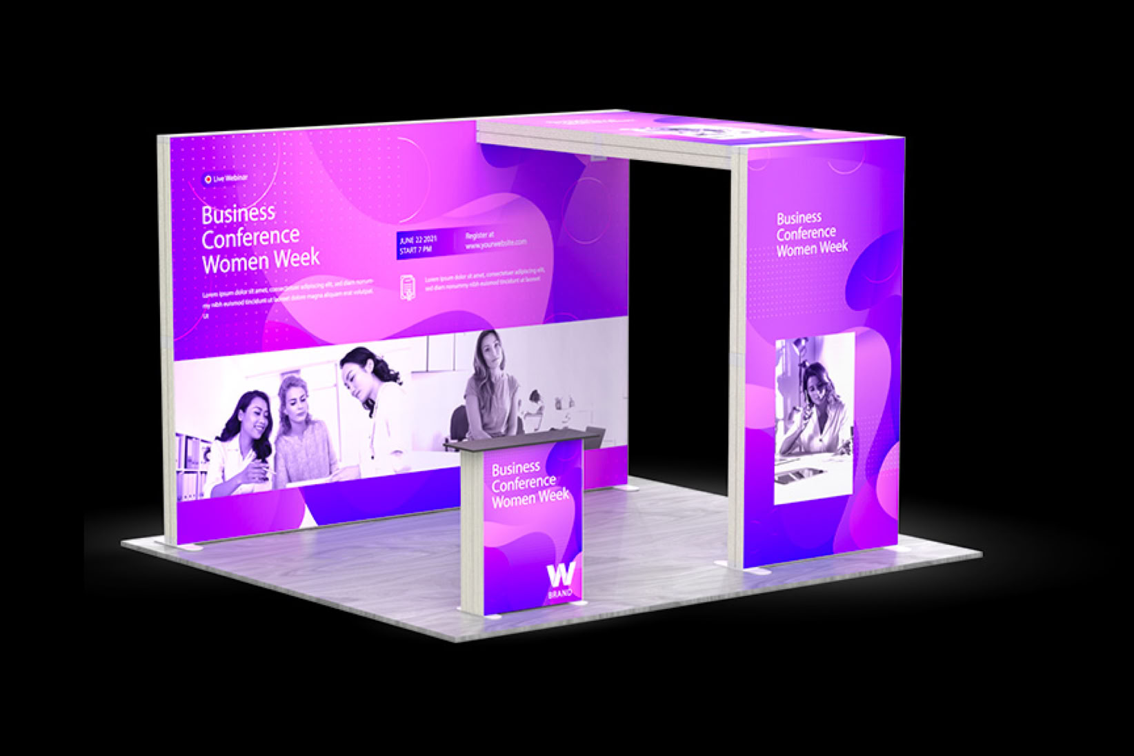 Rear Illuminated Graphic Panels